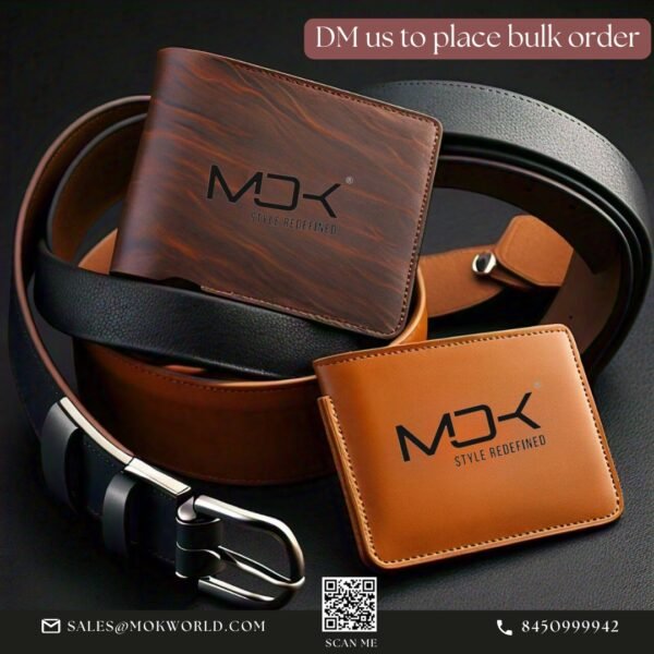 Elevate Your Workstyle!Get premium leather wallets & belts from MOK!Bulk orders DM or Visit Webs